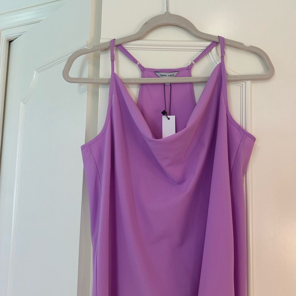 Naked Zebra Lilac Sleeveless Top